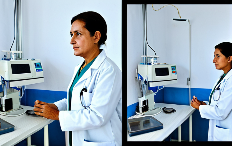 A compassionate Paraguayan doctor, fully clothed in professional medical scrubs and a white lab coat. The image is a contrasting diptych. The left side shows the doctor in a state-of-the-art, brightly lit, modern hospital in Asunción, featuring sleek medical equipment and clean surfaces. The right side shows the same doctor in a humble, small rural clinic in a remote Paraguayan village, with basic, older equipment and a rustic interior. The doctor maintains a professional and empathetic demeanor in both settings. perfect anatomy, correct proportions, natural pose, well-formed hands, proper finger count, natural body proportions, professional photography, high detail, realistic, cinematic lighting, appropriate content, safe for work, fully clothed, modest, family-friendly.